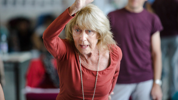 Gillian Lynne in rehearsal this month