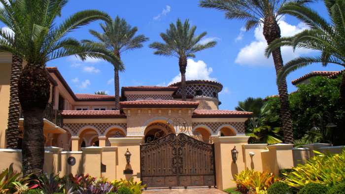 DAEWCM Miami Beach Florida house home mansion sale sign real estate gate