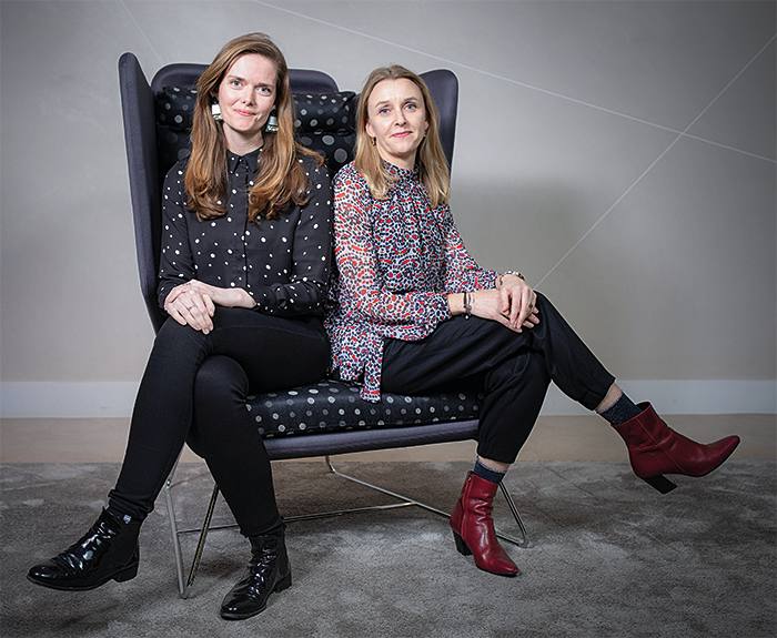 Kate Glazebrook and Jodie O’Keeffe. Angel Academe. 20/2/2019 for FT Wealth Mag.