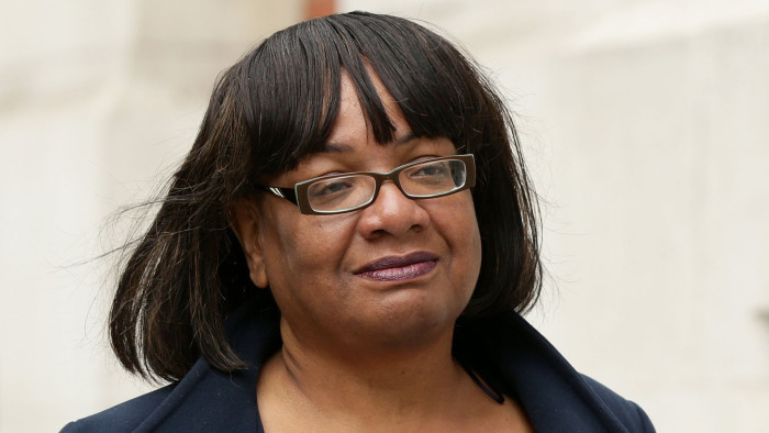 File photo dated 11/05/17 of Diane Abbott. Political parties must do more to prepare candidates for the ruthless nature of campaigning, a cross-party group recommended as it laid out the scale of abuse carried out during the general election.  PRESS ASSOCIATION Photo. Issue date: Wednesday July 12, 2017. Racism and bigotry have been &quot;on the rise&quot; at times since the 2015 general election, the informal all-party parliamentary inquiry into electoral conduct found. See PA story POLITICS Abuse. Photo credit should read: Yui Mok/PA Wire 