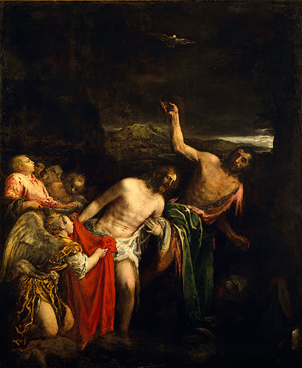 Jacopo Bassano's 'The Baptism of Christ' (c1590)