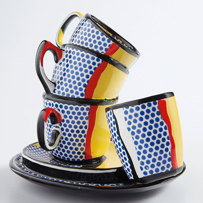 PROPERTY OF A DISTINGUISHED EUROPEAN COLLECTOR ROY LICHTENSTEIN Ceramic Sculpture #10 painted and glazed ceramic Executed in 1965. Estimate: £250,000 - 350,000 Permission for the use of any image is granted for timely reporting and auction review purposes only. Image courtesy of Phillips