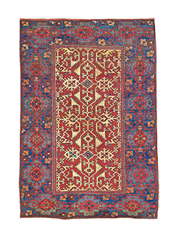 A Turkish ‘Lotto’ rug, 17th century, which sold at £12,230 per sq metre