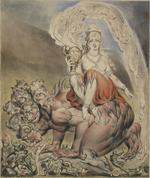 ‘The Whore of Babylon’ (1809) by William Blake