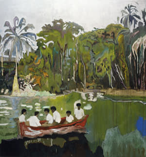 Peter Doig's ‘Red Boat (Imaginary Boys)’