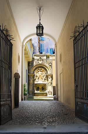 The entrance to Lorcan O’Neill’s second gallery in Rome
