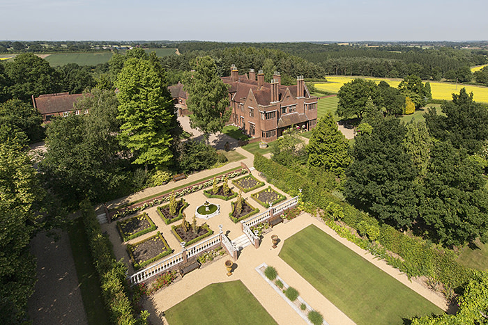 Honiley Hall Beauchamp Estates is selling a roomy seven-bedroom house near Honily, a 15-minute drive from the centre of Warwick for £10m 2 .
