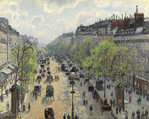 Camille Pissarro’s ‘Le Boulevard Montmartre’ 