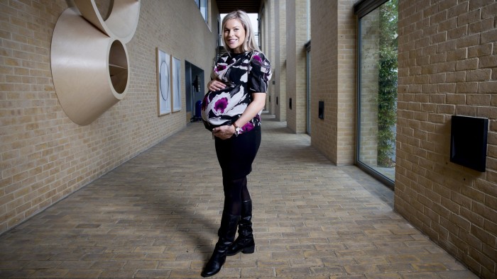  Student Halla Koppel pictured at the Said Business School, Oxford.