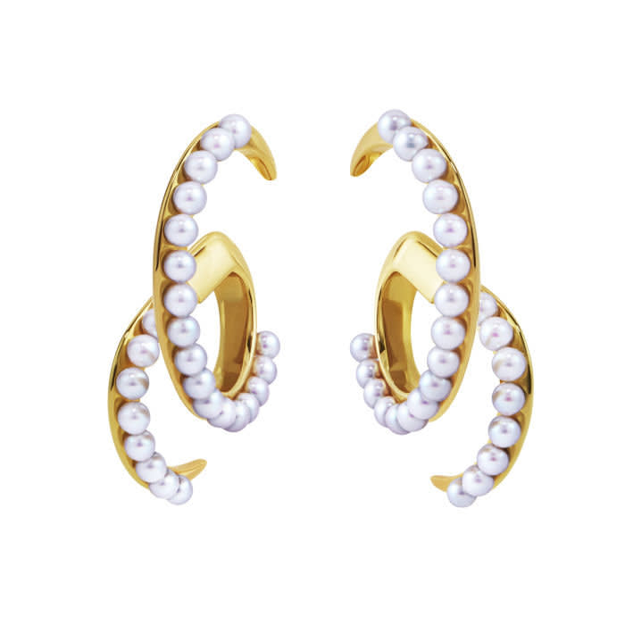 Tasaki Atelier Surge earrings, £8,760, tasaki-global.com