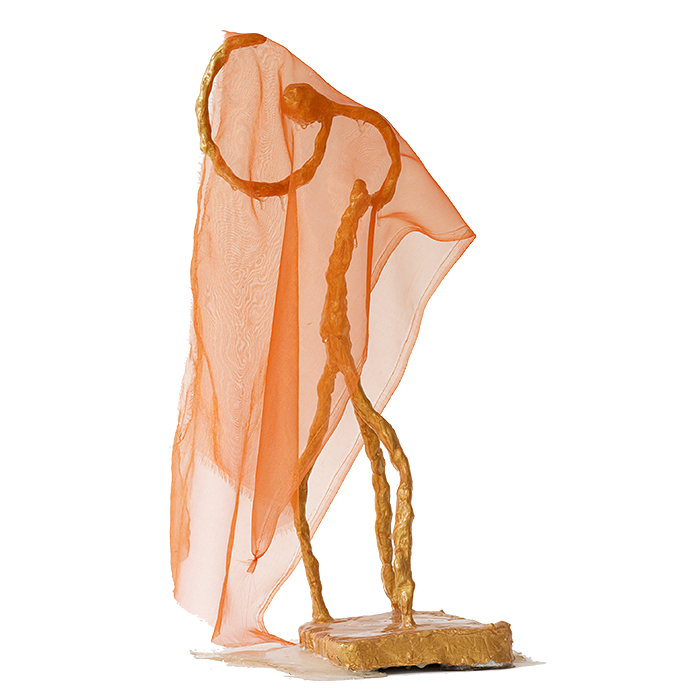 Marliz Frencken’s ‘Gold woman with orange veil’