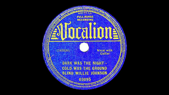 ‘Dark Was the Night, Cold Was the Ground’ vinyl record