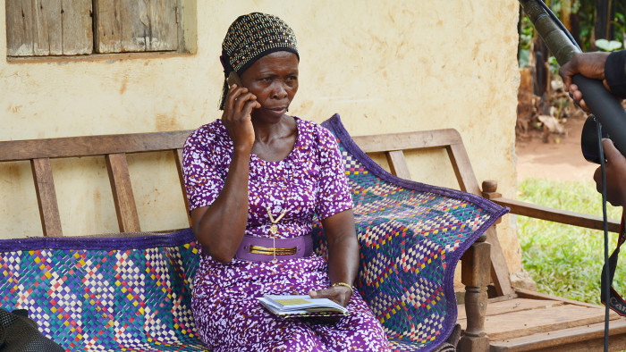 Lifeline: Patients in Uganda receive daily calls to ensure they have taken their medication