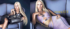 Lady Gaga for Versace