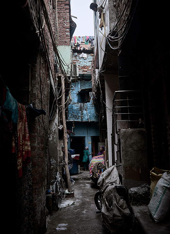 Seemapuri slum, New Delhi, August 2017.
