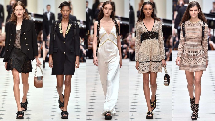 Designs from Burberry ss16
