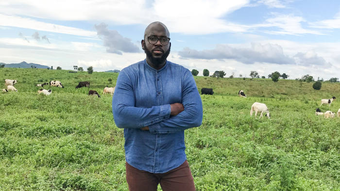Rotimi Williams - entrepreneur who owns Kereksuk Rice Farm near Abuja, Nigeria.
