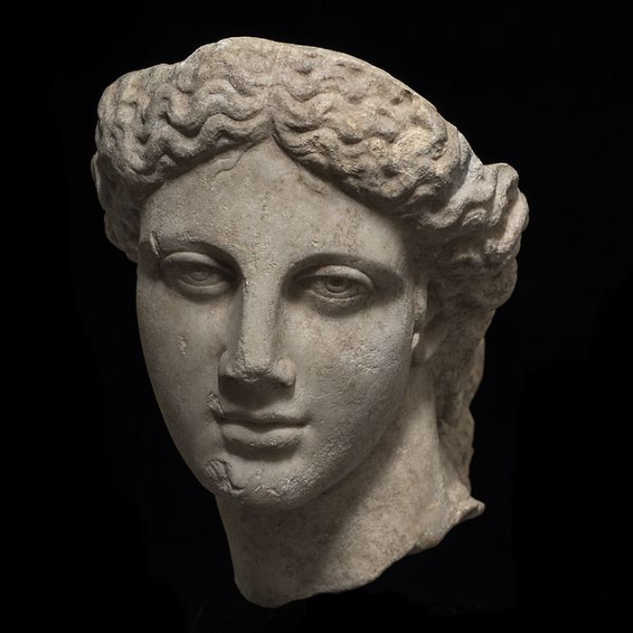 a Hellenic head at Charles Ede