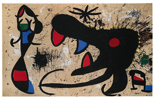 Joan Miró’s ‘Peinture’ (1976), Galleries sector