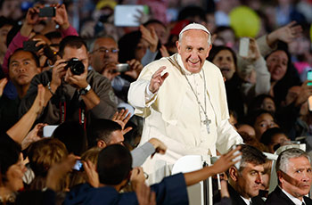 Pope Francis in October in St Peter’s Square