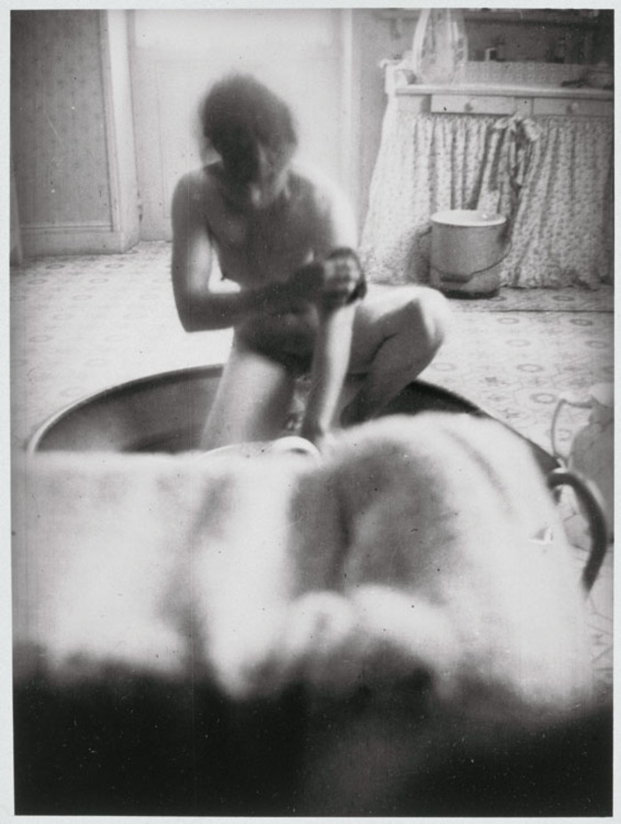 A photograph of Marthe in the bathtub, Vernouillet, c 1908-10