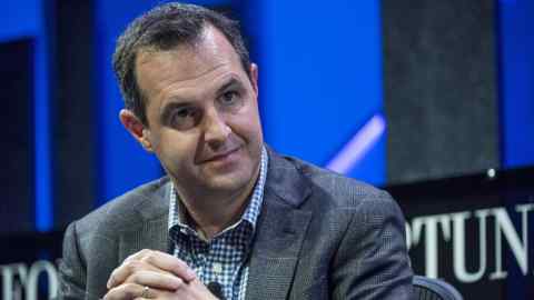 Renaud Laplanche, co-founder and chief executive officer of LendingClub Corp., listens to a discussion during the 2015 Fortune Global Forum in San Francisco, California, U.S., on Tuesday, Nov. 3, 2015. The forum gathers Global 500 CEO's and innovators, builders, and technologists from some of the most dynamic, emerging companies all over the world to facilitate relationship building at the highest levels. Photographer: David Paul Morris/Bloomberg