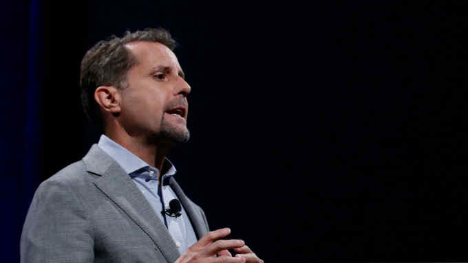 Andrew House, chief executive of Sony Interactive Entertainment, speaks during a PlayStation 4 Pro launch event in New York City, U.S., September 7, 2016. REUTERS/Brendan McDermid