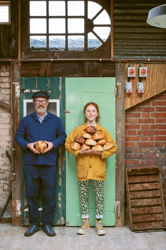 Kitty Tait and her father, Al, of “Breaducating Britain”