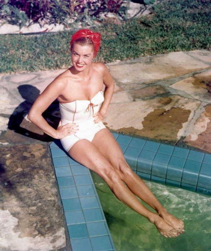 Competitive swimmer and actress Esther Williams in 1947 