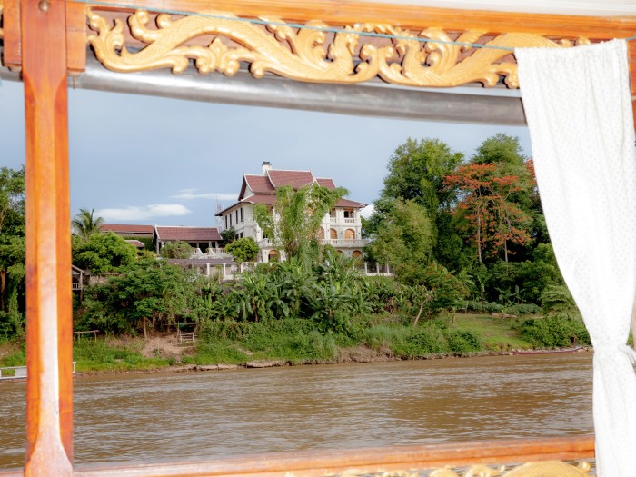 The view from the boat on a Mekong cruise