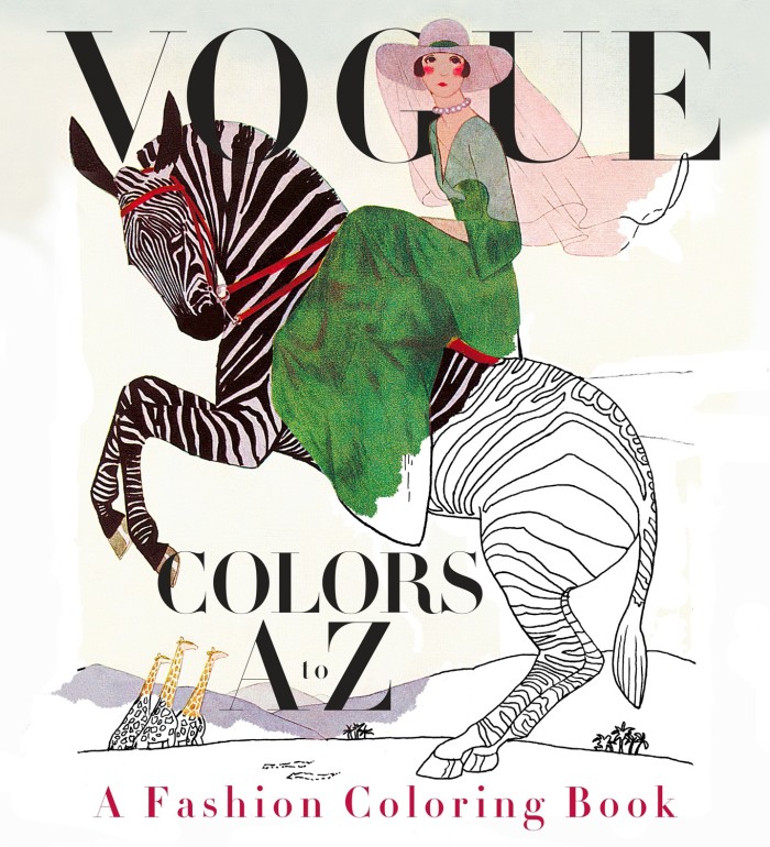 Vogue Colors A to Z: A Fashion Coloring Book by Valerie Steiker (Knopf, $16.95)