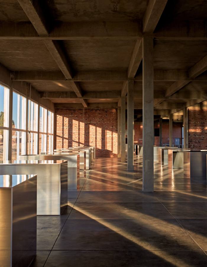 100 Untitled aluminium works by Donald Judd at the Chinati Foundation