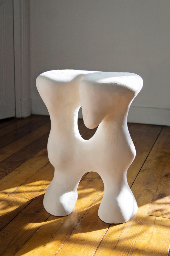 Abel Cárcamo Raw stool for 88 Gallery London, POA