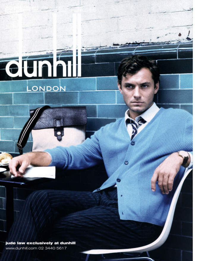 Jude Law in a 2007 Dunhill advert