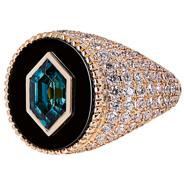 O Thongthai gold, diamond and tourmaline ring, £15,400, brownsfashion.com