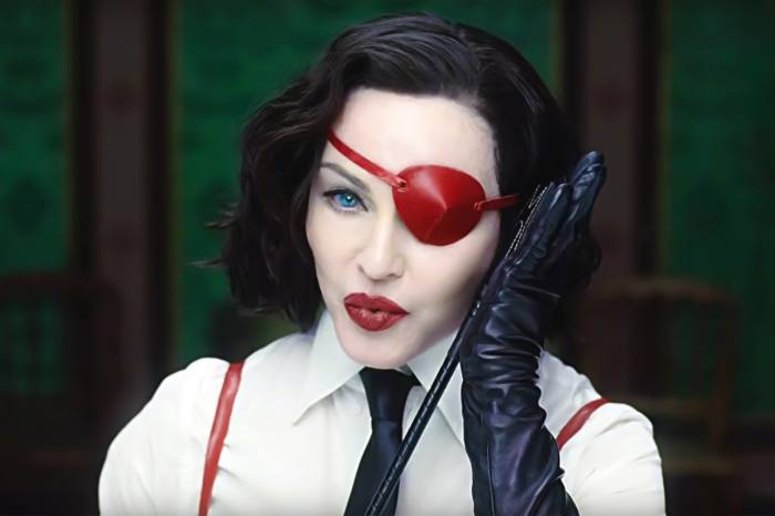 Madonna in the video for her single Medellín, 2019