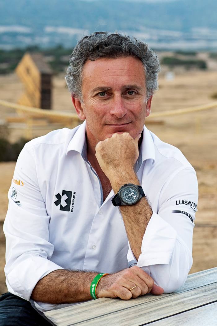 Extreme E co-founder Alejandro Agag wears Zenith Defy Extreme watch, £15,300