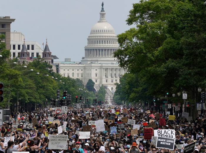 Speaking up: Mass protests against police brutality shook the US this summer