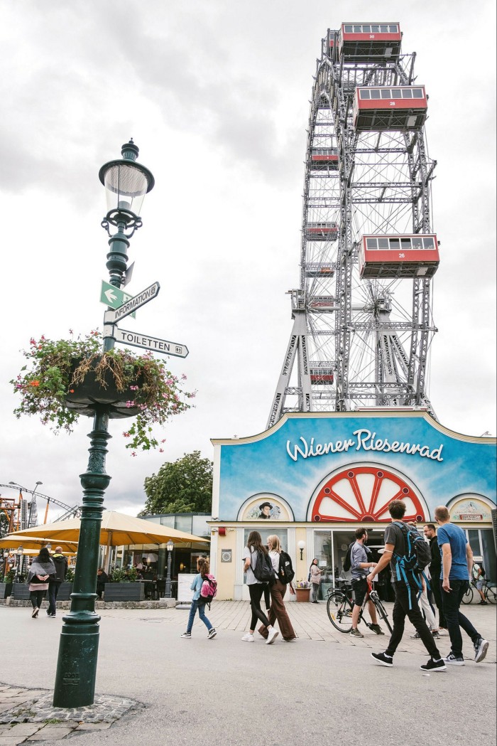 Riesenrad: Prater amusement park’s Ferris wheel is one of Vienna’s distinctive landmarks