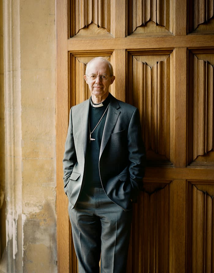 Welby at Lambeth Palace last month