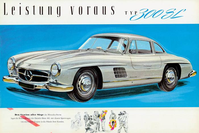 The 300 SL’s brochure from 1955