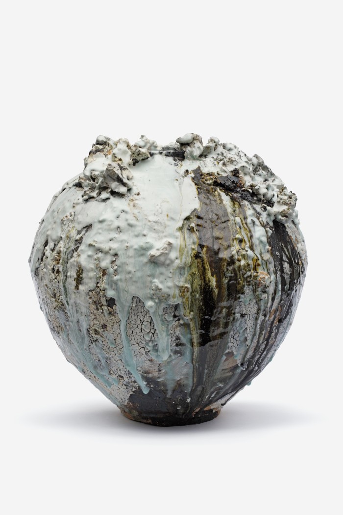 Akiko Hirai’s stoneware and porcelain Moon Jar, £3,600
