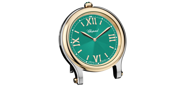 Chopard stainless-steel Happy Sport table clock, £1,160