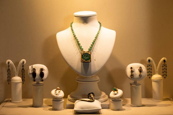 A selection of Kundan jewellery made by Royal Gems and Arts