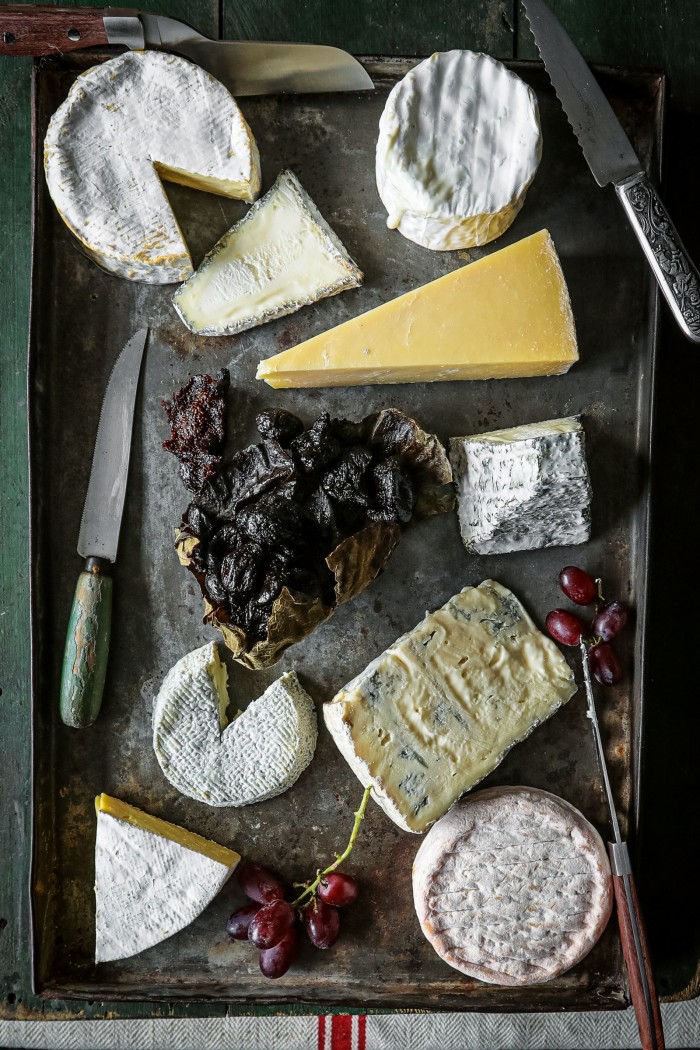 A selection of the shop’s artisan cheeses