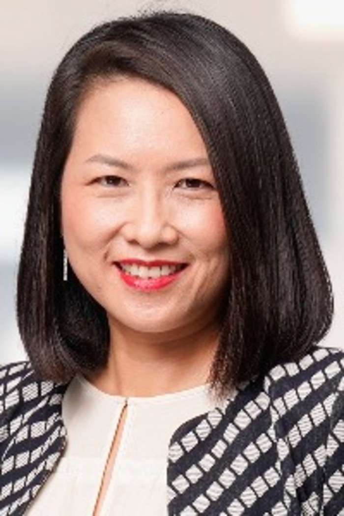 Lena Ng. A middle-aged Singaporean woman in an office attire