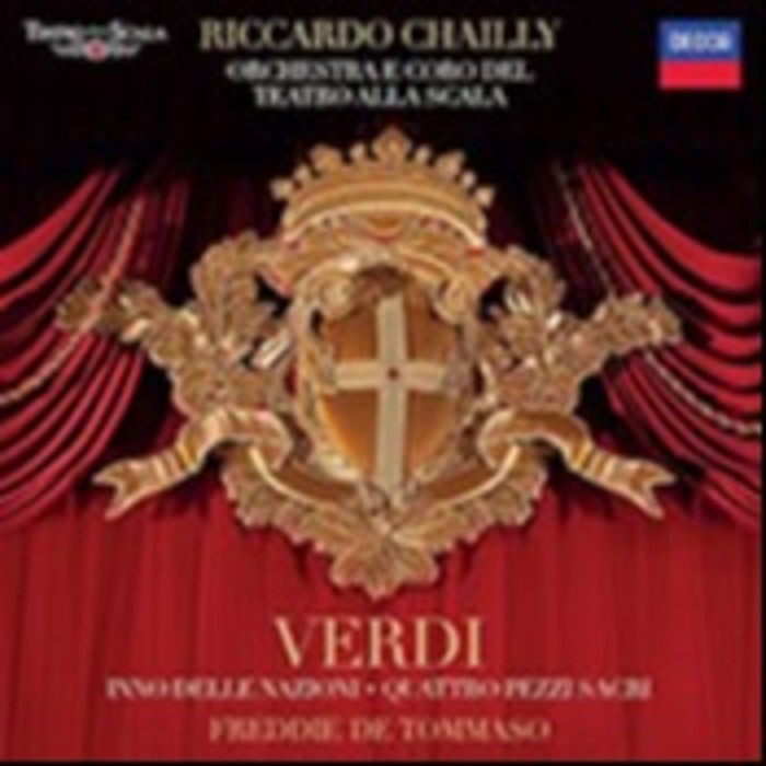 Album cover of ‘Verdi: Inno delle nazioni and Quattro pezzi sacri’ by the Orchestra and Chorus of Teatro alla Scala