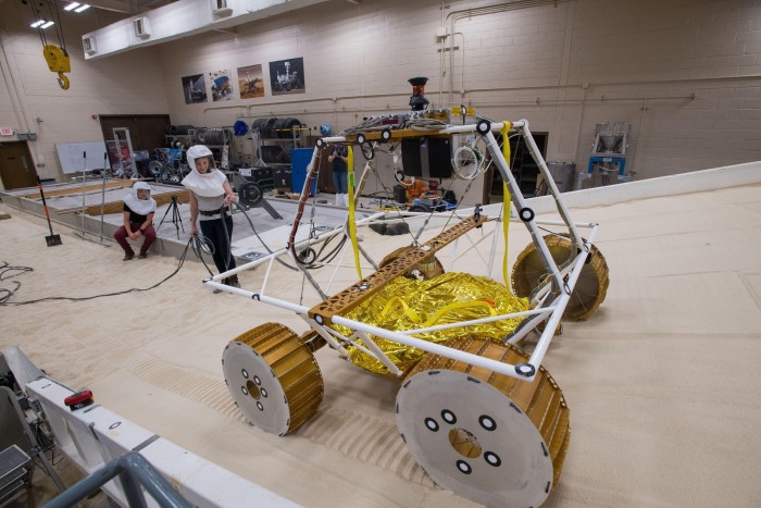An engineering model of the Volatiles Investigating Polar Exploration Rover