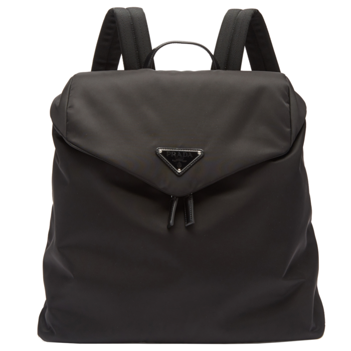 Re-nylon and leather Prada backpack, £1,450