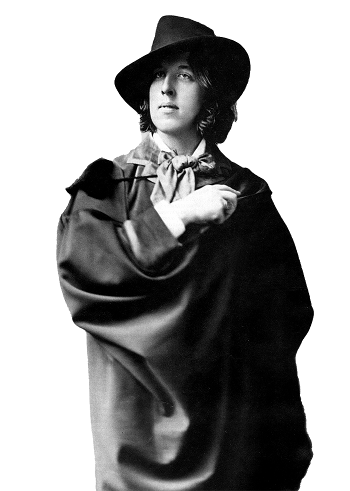 Irish writer Oscar Wilde (1854-1900) in 1882